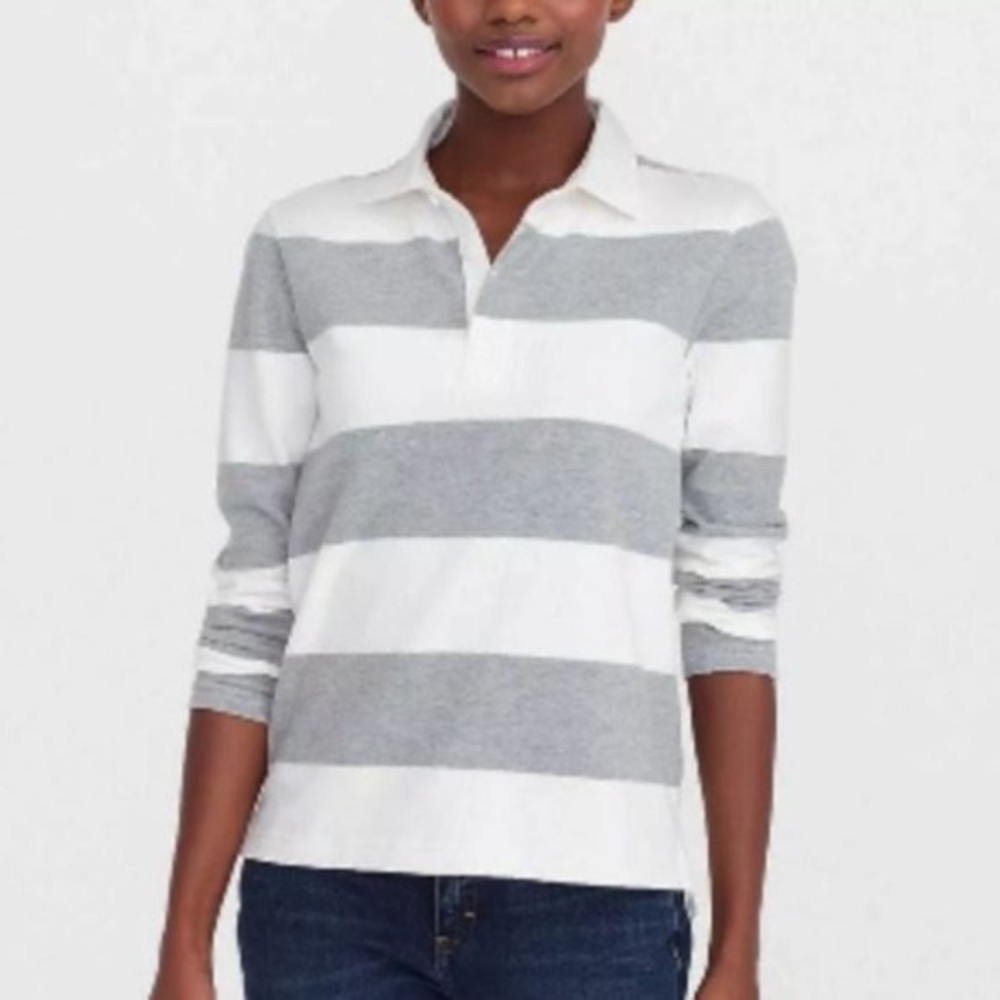 J. Crew Factory 3/4 Length Women’s Rugby Shirt, XS